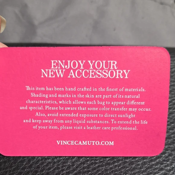 Vince Camuto Black Suede Leather Shoulder Bag with Gold Chain - Picture 4 of 16